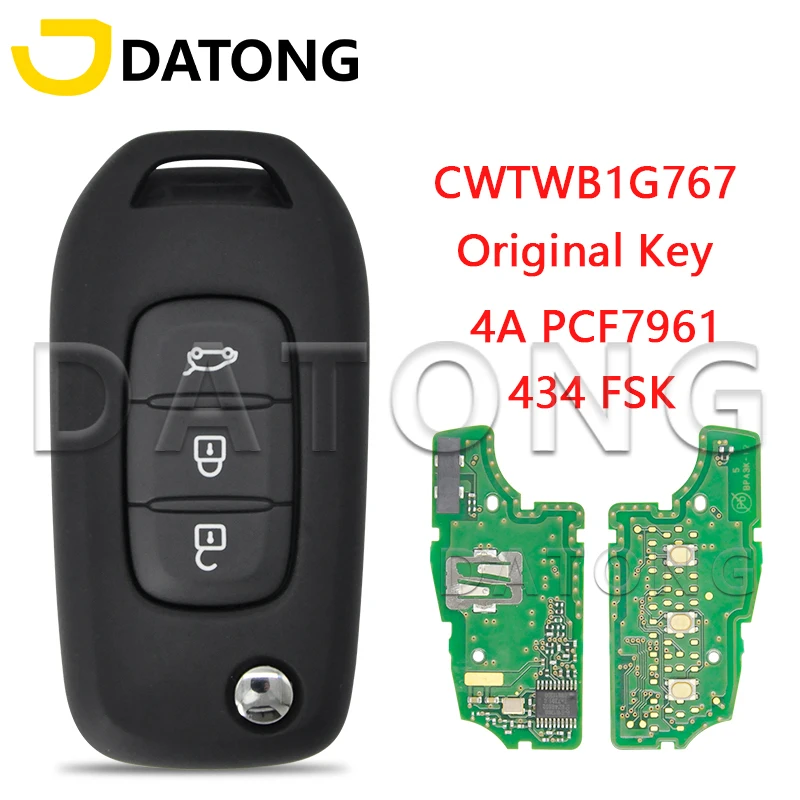 Автомобильный пульт дистанционного управления Datong World оригинальный ключ для Renault
