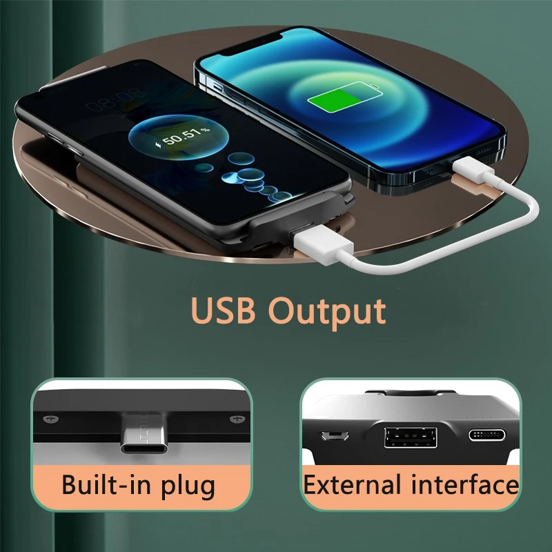 Универсальный чехол с зарядным устройством для iPhone 13 12 11 Pro Huawei Samsung OPPO Oneplus Google Xiaomi