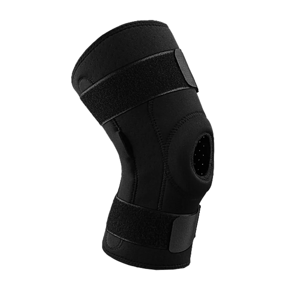 

1pc Men Sports Nylon Kneecap Basketball Running Sports Kneecap (Black)