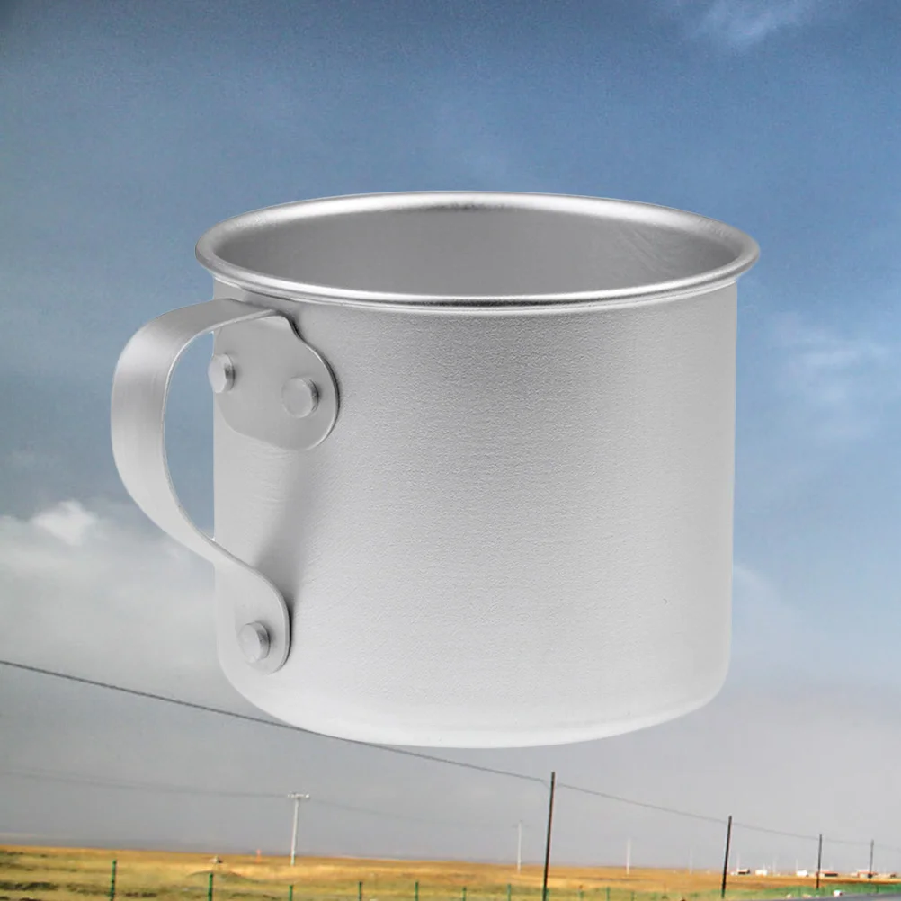 

1PC Portable Lightweight Practical Ultralight Aluminum Drinking Cup Cup for Mountaineering