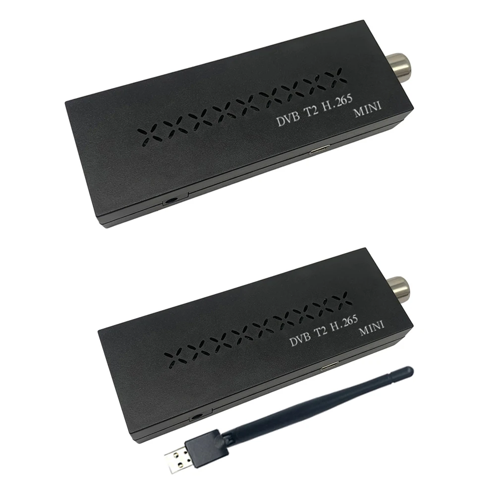 

TV Tuner Television USB Receiver DVB T2MINI H.265 Italian Russian Digital Set-Top Box Kit 512Mbit DDR3 32M TV BOX