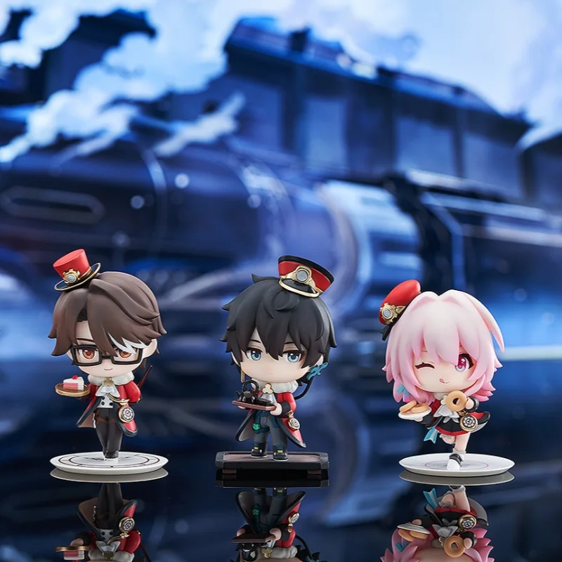 Фото Оригинальные игровые фигурки Honkai Star Rail: тема «Чайная вечеринка», Дан Хэн, Химэко, Вельт. Коллекционные модели, игрушки, декор, сувениры. №4
