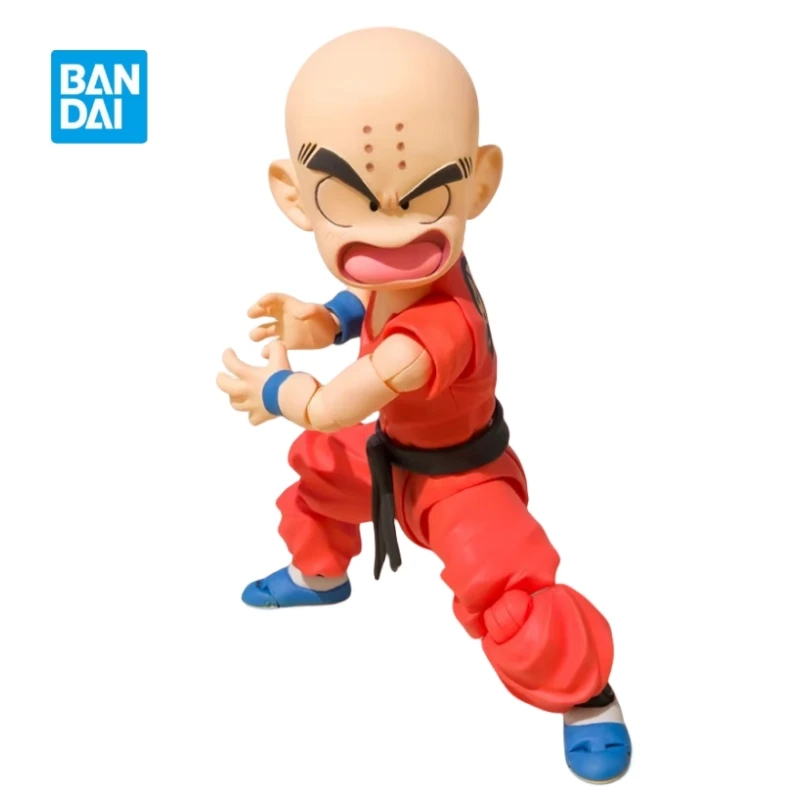 

Bandai Shf Dragon Ball Young Krillin Movable Joints Anime Surrounding Action Figures Collection Model Toys Gift