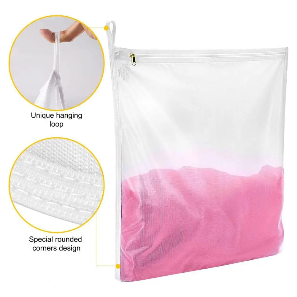 

Wear Resistant Washing Machine Clothes Bag Soft Protect Clothing Practical Travel Storage Delicates Clothes Washing Bag