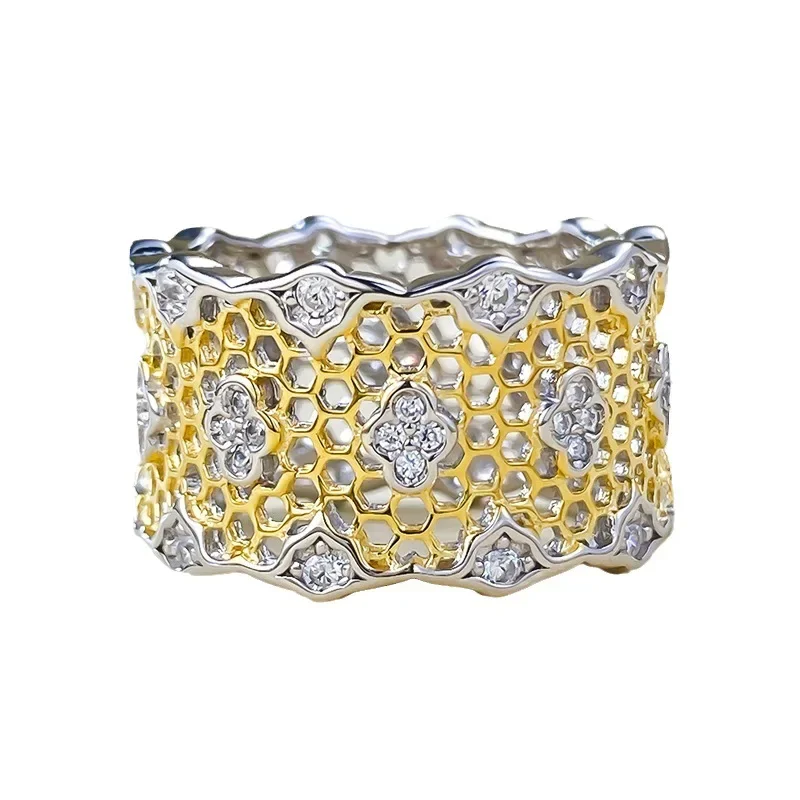 

Женское кольцо с сапфировым камнем, серебро 925 пробы, 18 карат