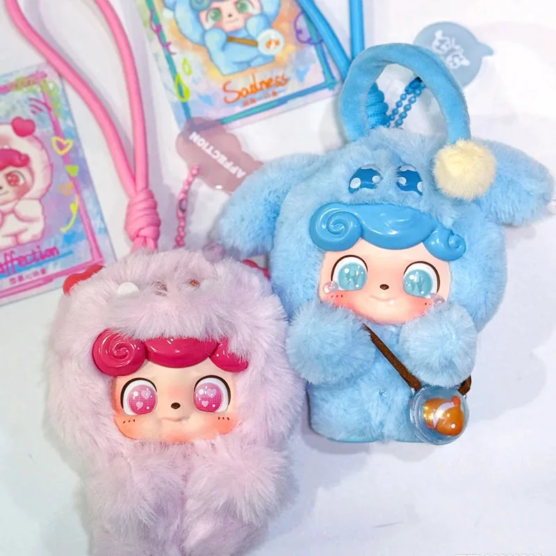 Q.Kid Emotion Furball Series слепая коробка аниме фигурка мультяшная коллекция модель куклы