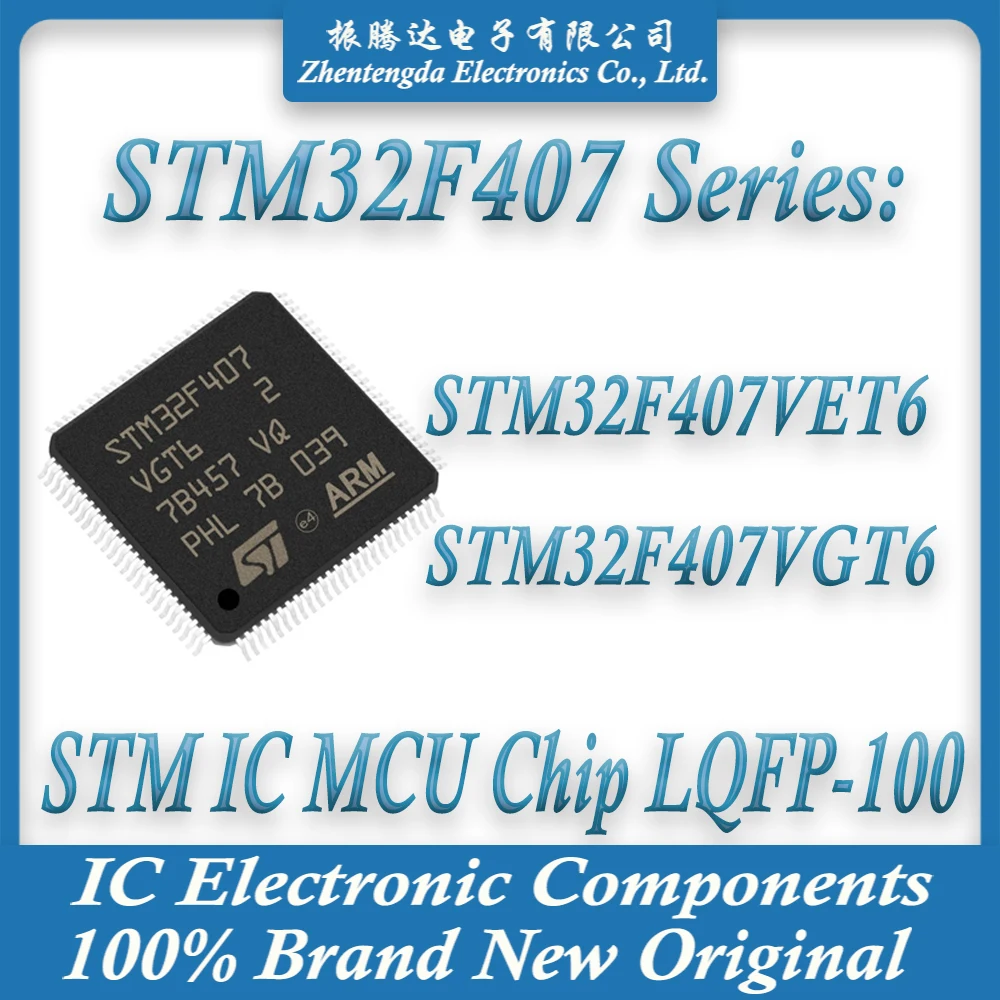 

STM32F407VET6 STM32F407VGT6 STM32F407VE STM32F407VG STM32F407V STM32F407 STM32F STM32 STM IC MCU Chip LQFP-100