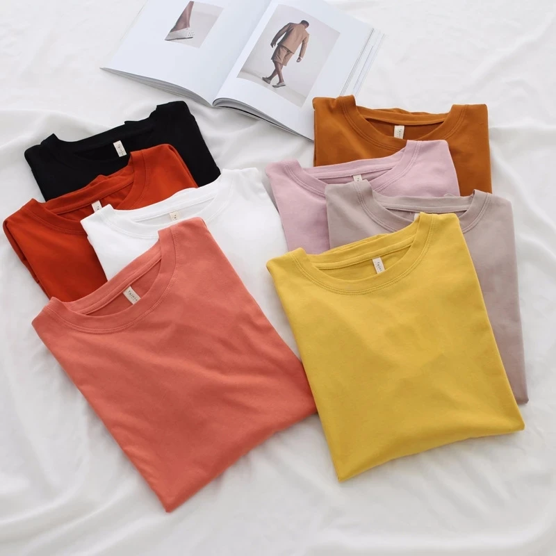 

2022 Women's casual slim pullover women's T