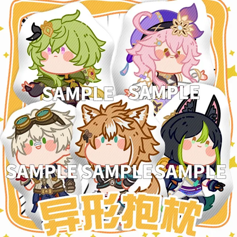 

Игра Genshin Impact Mika Yaoyao Dehya Wanderer фарузан Лайла альхайтам 40 см плюшевая подушка мягкая кукла подарок