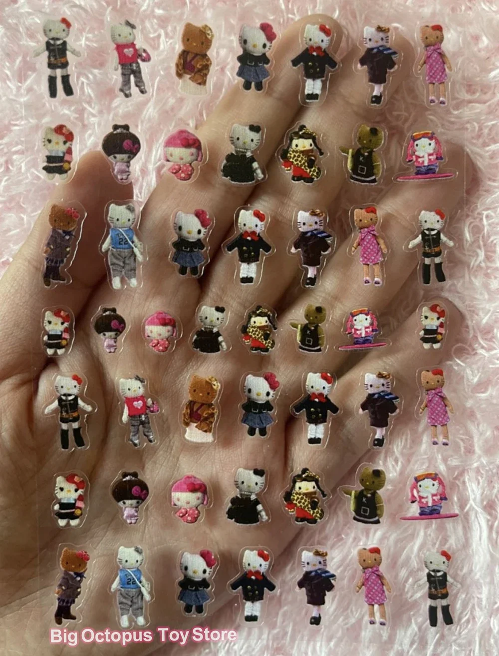 

Набор наклеек MINISO Kawaii Mymelody Pixel Death Hellokitty