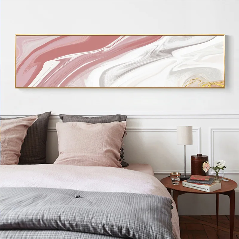 

Розовая, Белая Мраморная текстура, художественная живопись на холсте с рамкой, голубая, Золотая планета, абстрактный постер, принты, Совреме...