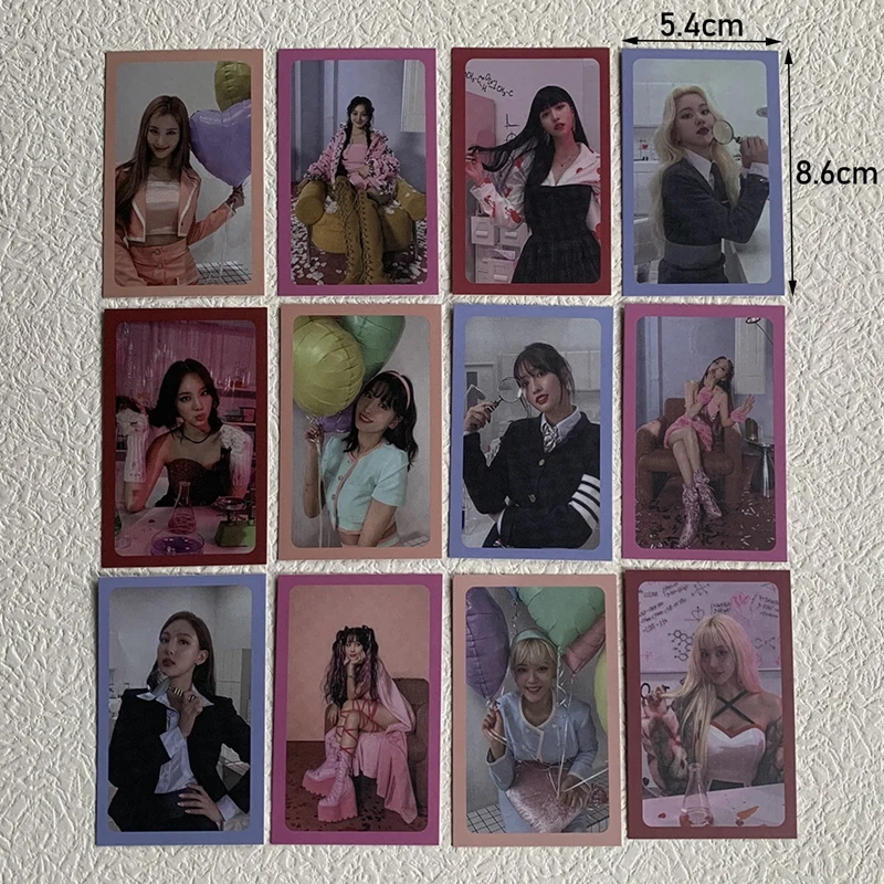 

10PCS/Set Kpop TWICE New Album Formula of Love Scientist Lomo Card HD Printed Self Made Photocard Small Card Fans Collection