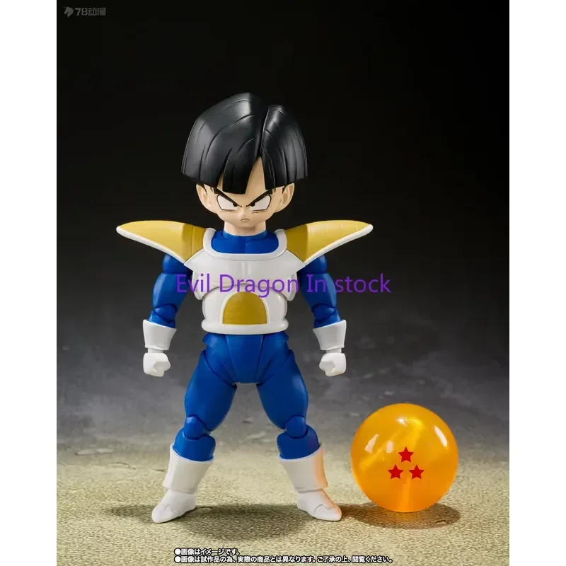 Фото В наличии 100% оригинал от Bandai SH Figuarts SHF Dragon Ball Гохан в боевом костюме, аниме-фигурка, коллекционная модель игрушки. №4
