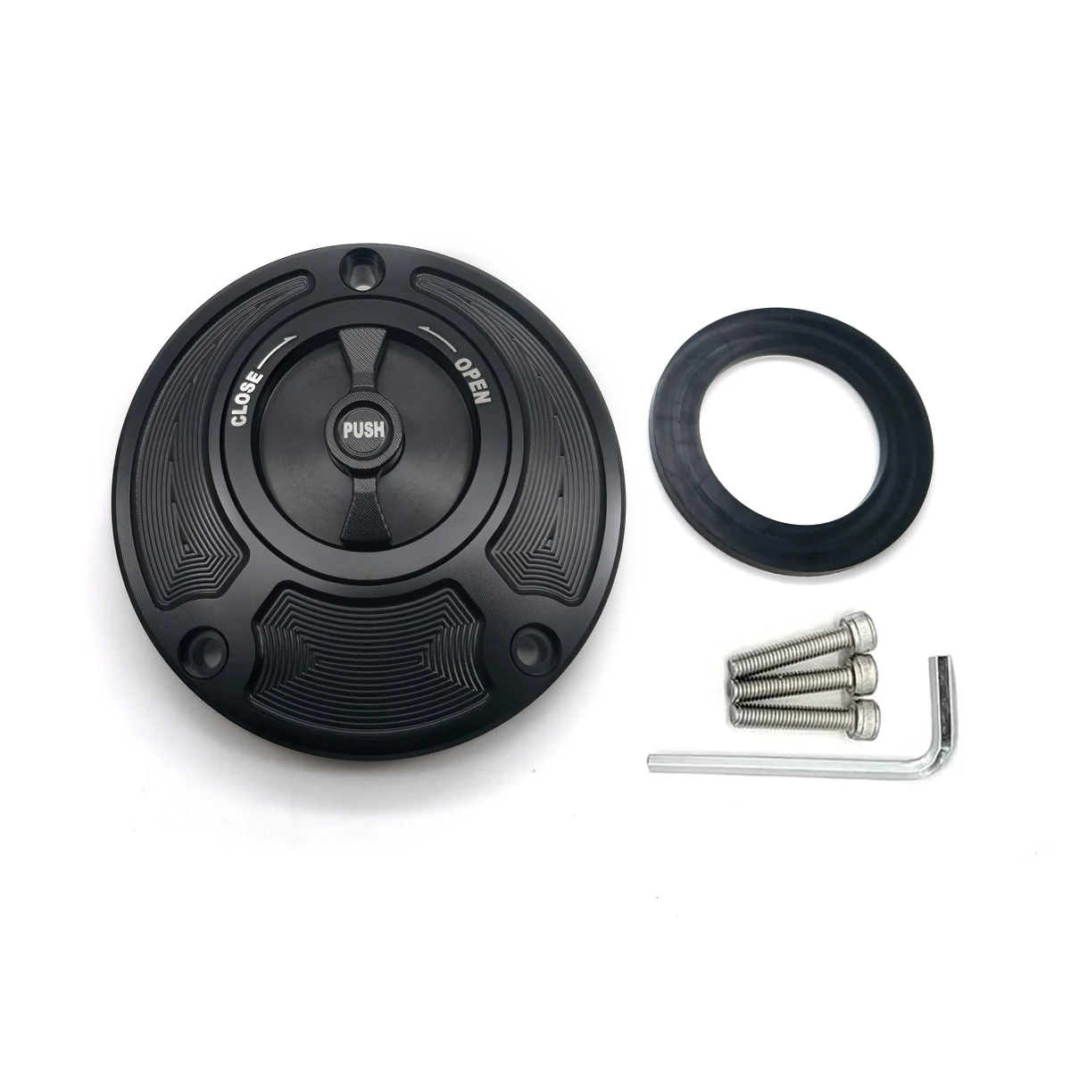 

Крышка для топливного бака с ЧПУ, алюминиевая крышка для мотоцикла без ключа, все годы для Yamaha FZ6 FZ6R FZ1 R1 R6 R6S