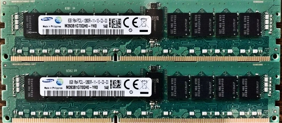 

RAM 8G 1RX4 PC3L-12800R 1600 M393B1G70QH0-YK0Q9 server memory stick 1PCS
