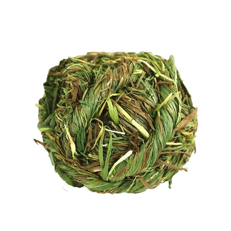 

Rabbit Chew Ball Natural Straw Grass Timothy Grass Ball Grinding Play Chew Toys For Bunny Rabbits Hamster Guinea Pigs Gerbils