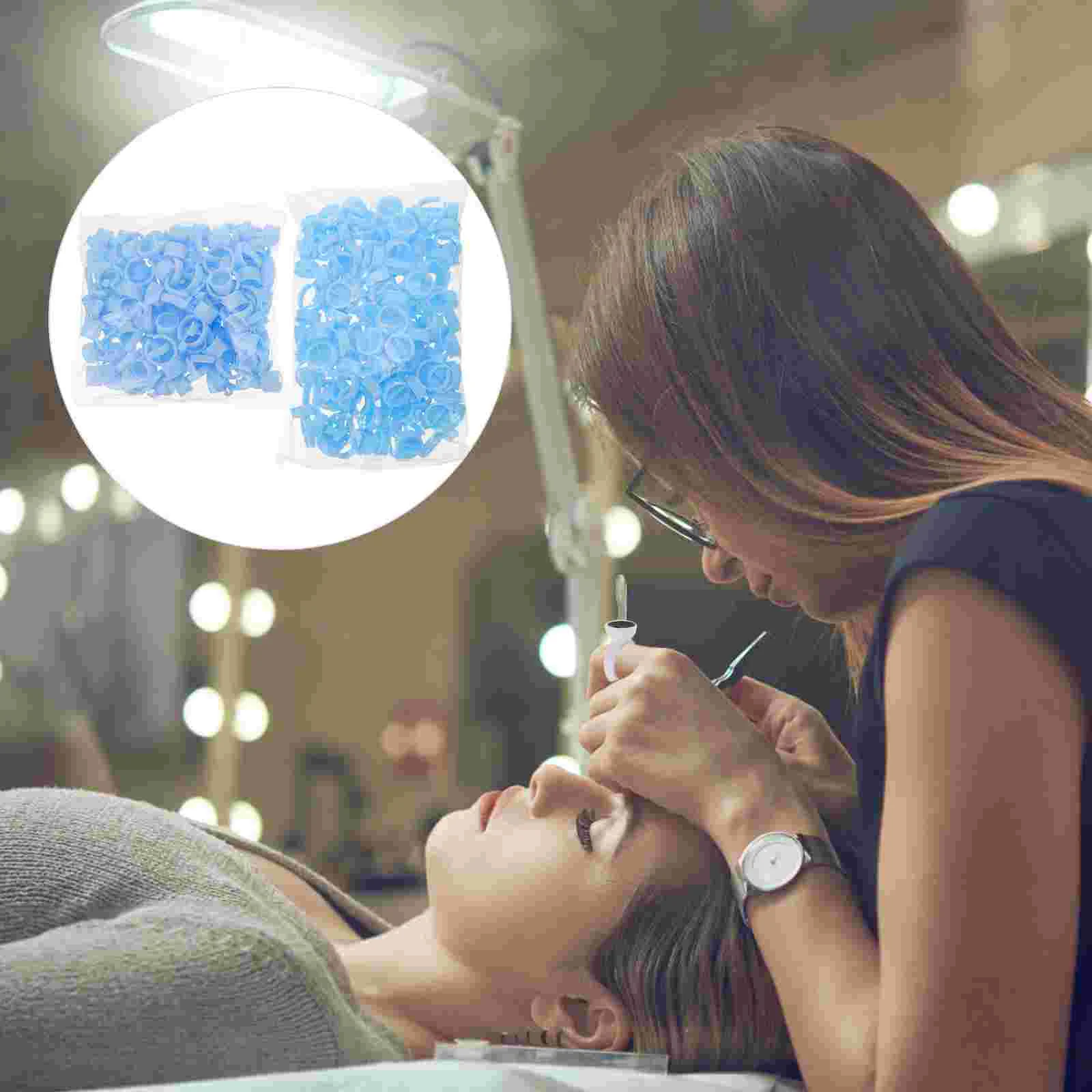 

200 шт. кольцо для клея, полезные профессиональные инструменты для макияжа в салоне, кольцо для пигмента