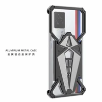 luxury shockproof aluminum metal armor phone case for vivo iqoo 7 5 iqoo7 iqoo5 aluminium bumper case metal frame cover
