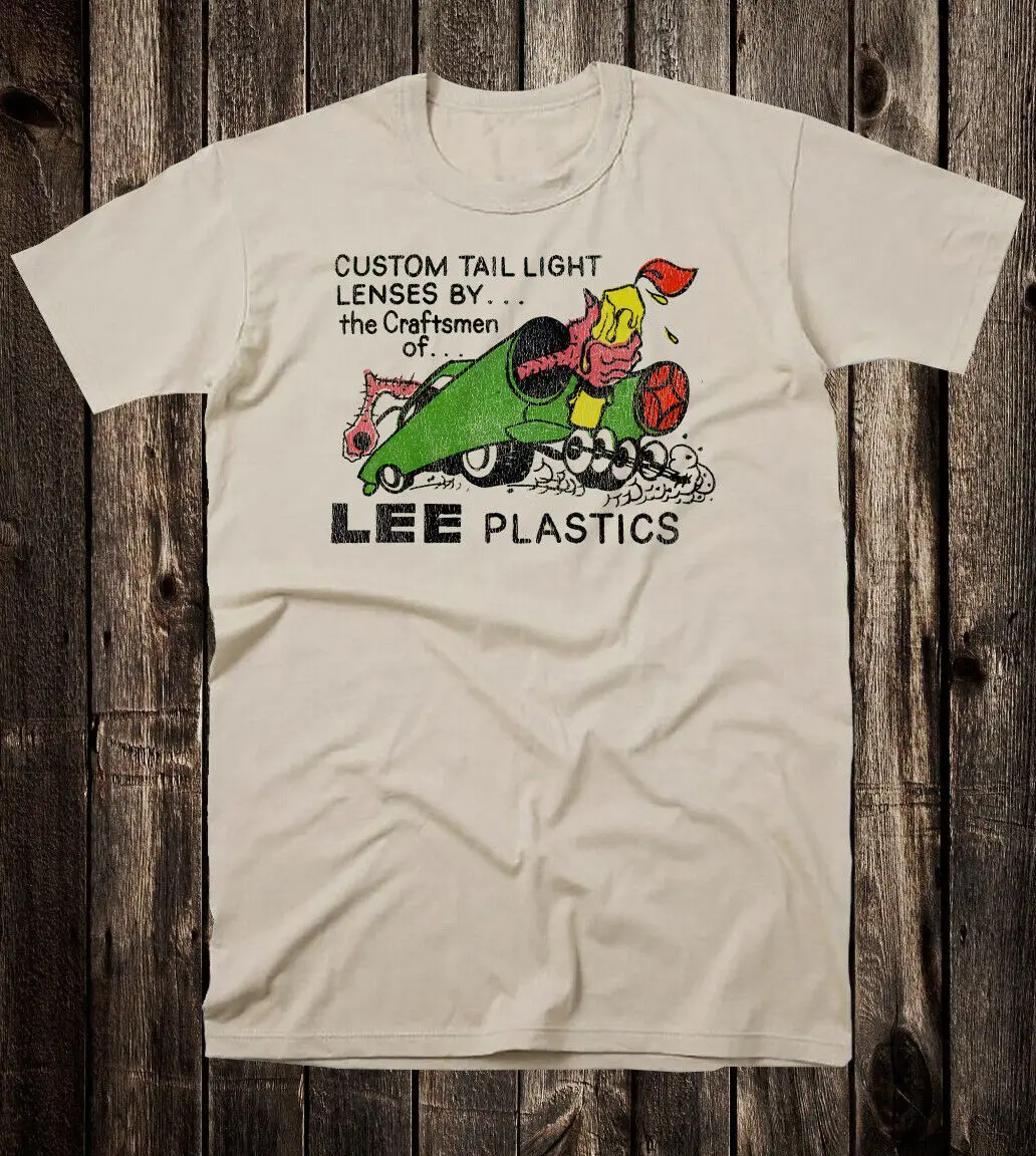 Ретро футболка Hot Rod магазин скоростей Lee plastic Custom Tail светильник Lens