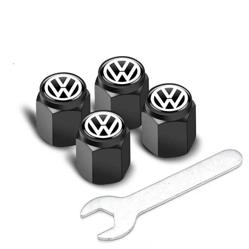 

4 шт. металлические автомобильные колпачки для клапанов, колесные шины, крышки для штока пневматических шин для Volkswagen VW GTI Polo R Line Golf 5 6 7 Scirocco Beetle Tiguan