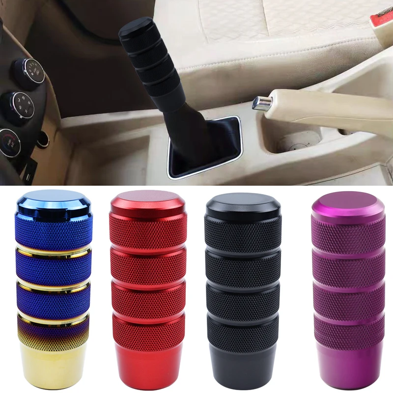 

95MM Non-Slip Gear Shift Knob Manual Transmission Aluminum Knurled Shifter Lever Knob Fit for Universal Car