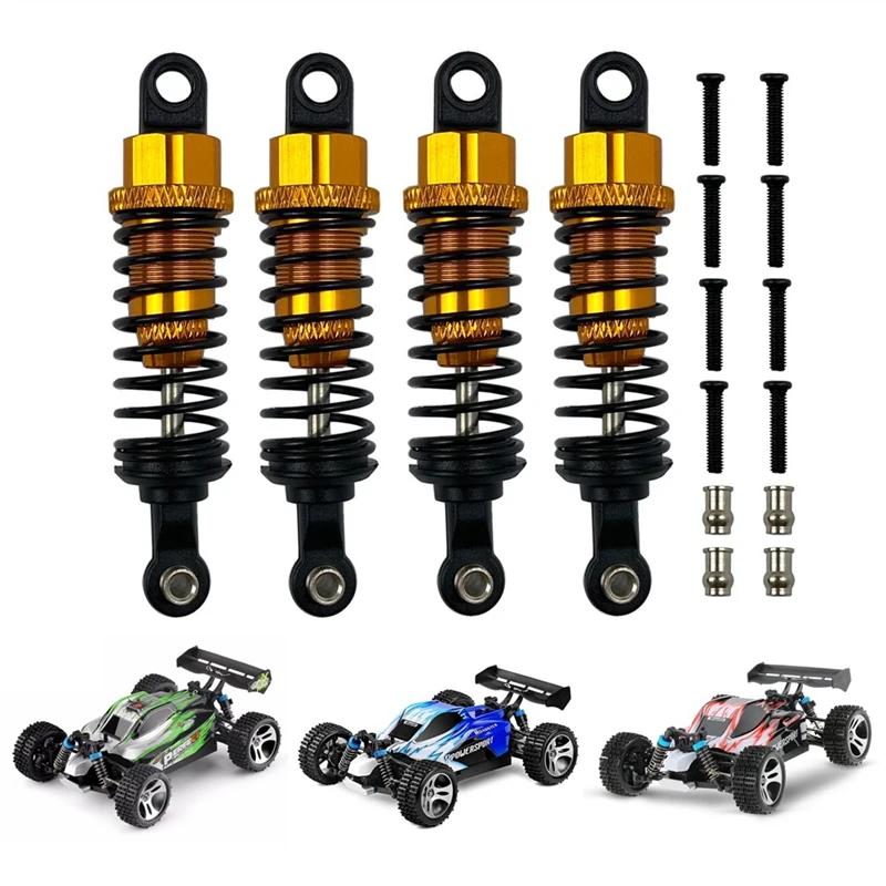 4 шт. металлический амортизатор для Wltoys A959 A959-B A949 A969 A979 K929 1/18 комплект обновлений