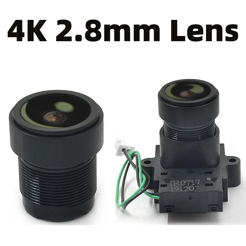

HD 8.0MPl M12 фиксированный 1/2.7 дюймов 2,8 мм широкоугольный объектив видеонаблюдения для 4K камеры движения IP AHD камера обнаружения лица
