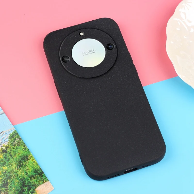 Матовый Мягкий силиконовый чехол для Honor X40 с песком полная защита противоударный