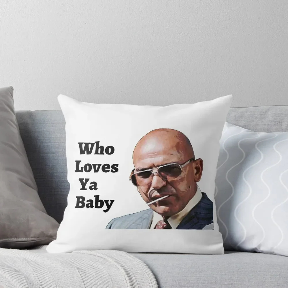 Kojak- Who Loves Ya Baby Пледы Подушка Декор аниме девушка Подушки для декоративных чехлов