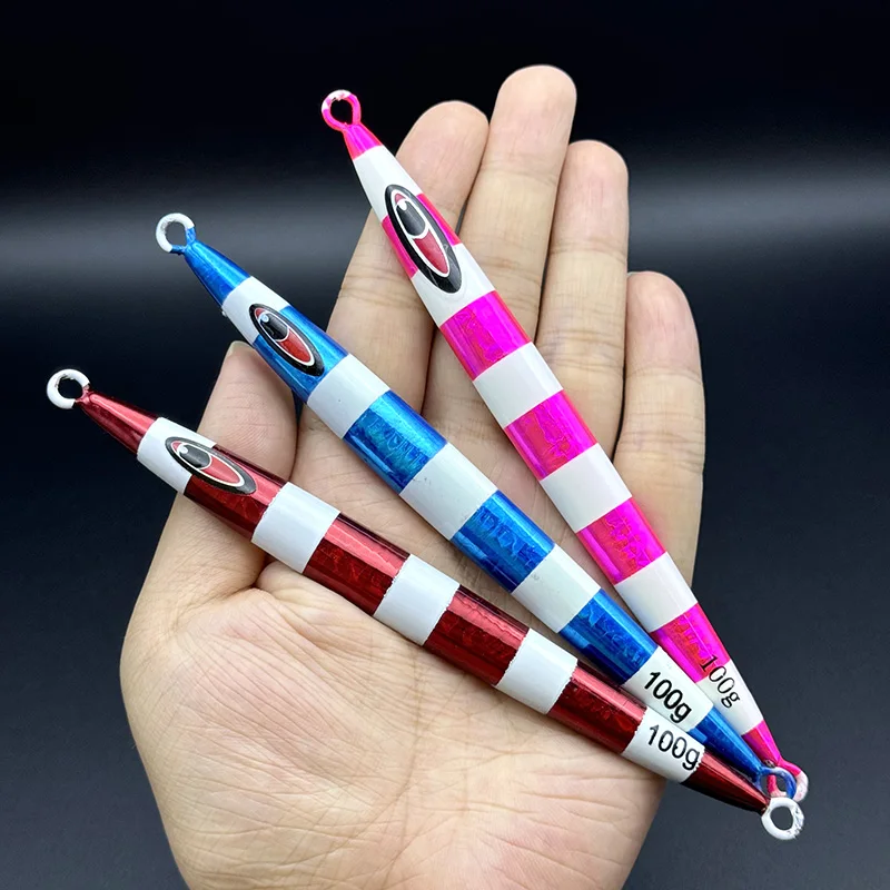 1 шт. металлические приманки 155 мм 100 г вертикальные медленные для отсадки соленой