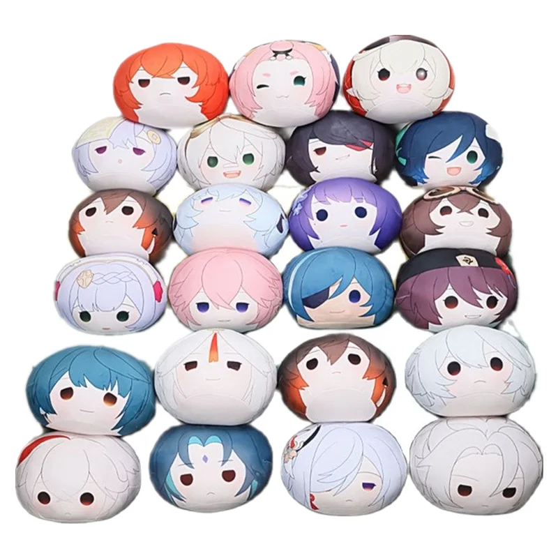 

21Styles 10cm Genshin Impact Doll Stuffed Game Characters Plush Toy Yae Miko Kaeya Plushie Bag Pendant Kawaii Kazuha Doll Fans