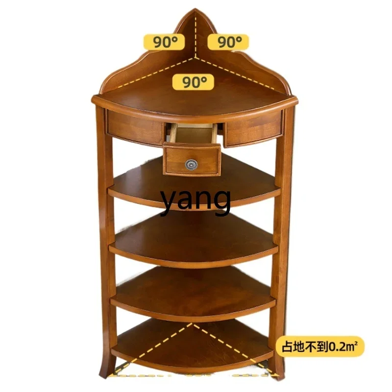 XYY угловой шкаф с деревянными краями настенный для гостиной