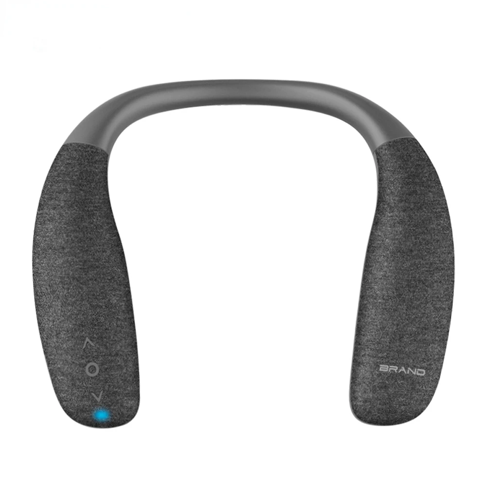 

Wireless Neckband Speaker Wearable Surround Sound Bluetooth Neck Speakers With Microphone For TV Gaming Free Shipping