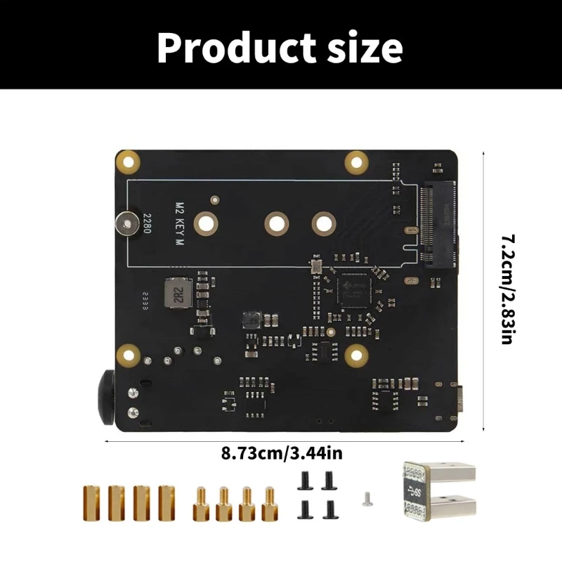 X873 USB 3 0 NVMe модуль расширения твердого диска скорость передачи данных для RPi 4