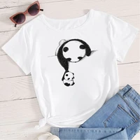 yeskuni cute baby girl clothes panda print mommy and daughter matching t shirt same simplicity fashion mothers day family look