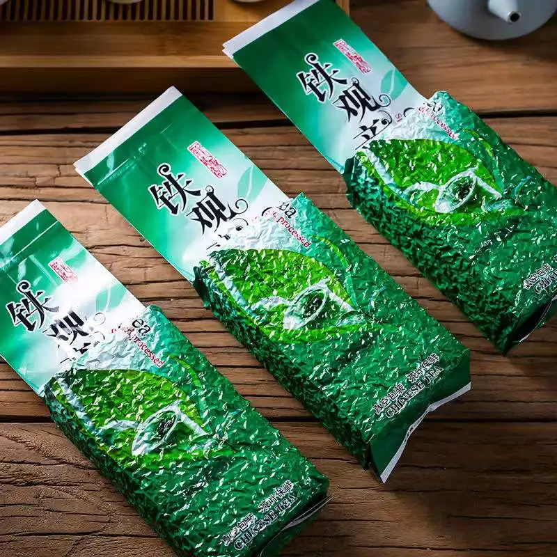 

2021 China Oolong Tieguanyin Superior Tie Guan Yin Tea Organic Green Oolong Tea Weight Lose Tea 250g 4