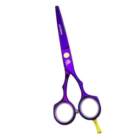 5,5 "Титановые фиолетовые ножницы для стрижки искусственных волос, набор горячих ножниц для стрижки женских детей