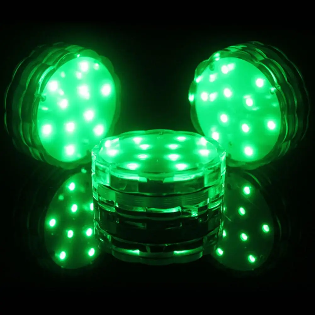 4 шт. подводные фонари для бассейна с дистанционным управлением 10 светодиодов