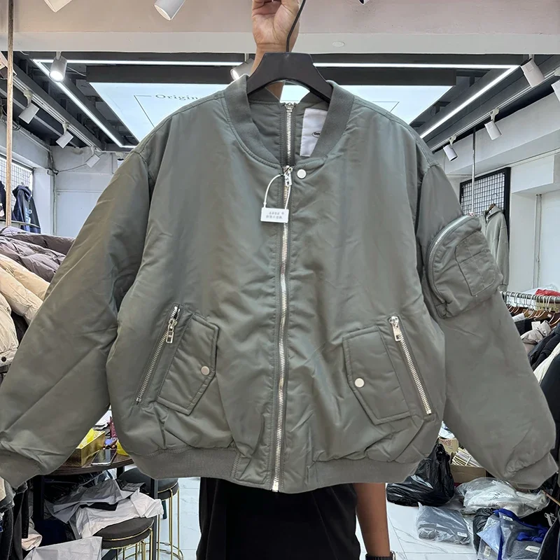 Бейсбольные куртки с несколькими карманами спереди и сзади двойной молнией GRAILZ