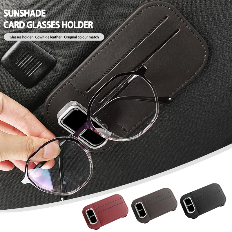 

Multifunctional Car Sun Visor Organizer Card Glasses Holder For Skoda VRS Octavia Kamiq Kodiaq Karoq Superb Fabia Rapid Favorit