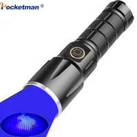 led 365nm handheld portable black light pet urine and stain detector flashlights uv ultraviolet flashlight torch light