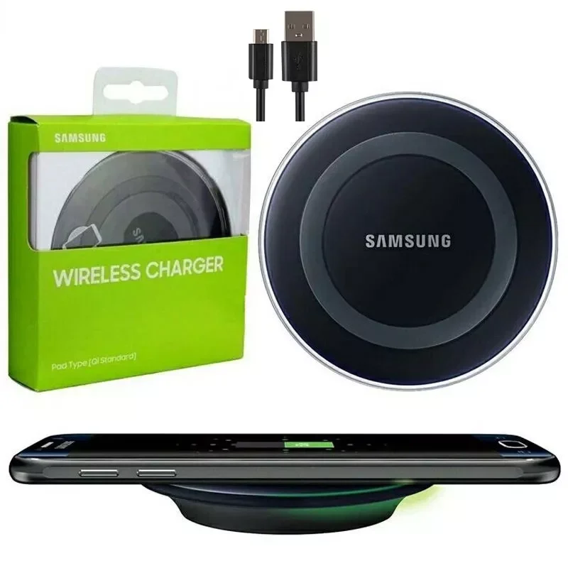 

Original Samsung Wireless Charger EP-PG920I For Galaxy Note 20 Ultra S20 S6 Edge Note 8 Note 10 Note 9 S10 S7 S8 S10 iPhone XR