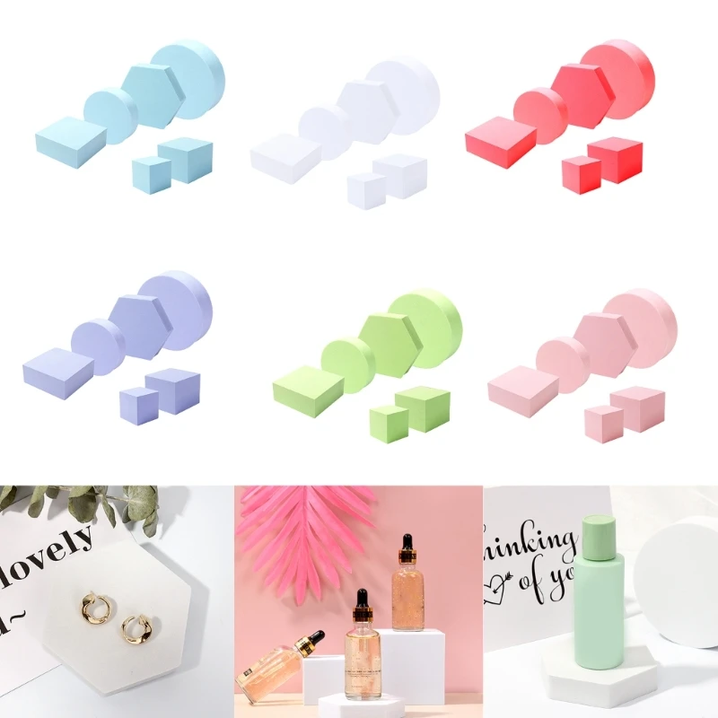 

1Set Photography Photo Geometric Cube Props Jewelry Display Background