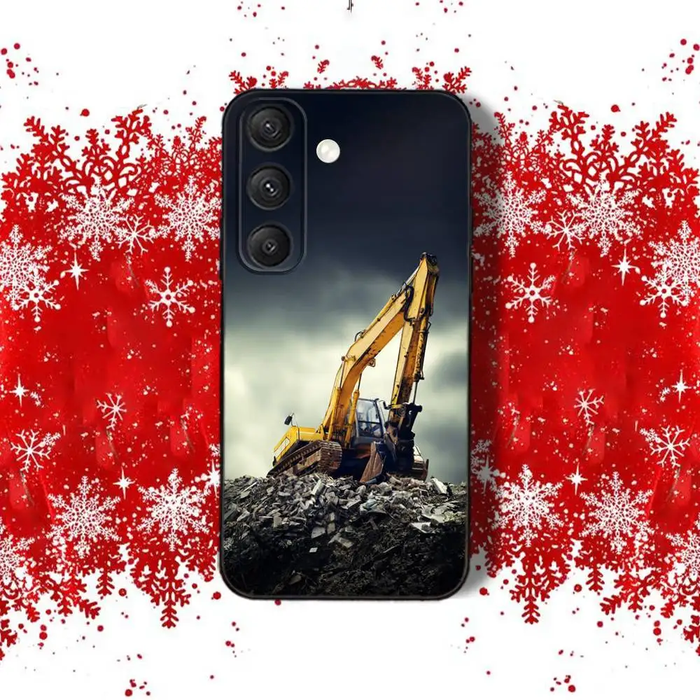 Чехол Caterpillares Cool T-TruckS для Samsung S22, S24, S25, S23, S20, S30, S21, Ultra, 4G, Plus,5G,Fe, Lite черный чехол с принтом по всей поверхности (art.: 3920d396cd14d) - 3920d396cd14d