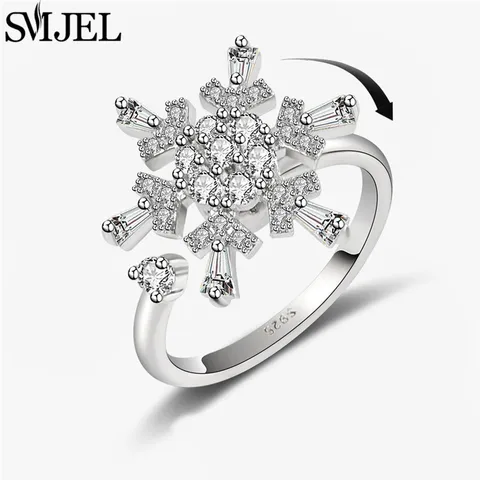 Кольцо-спиннер с кристаллами SMJEL