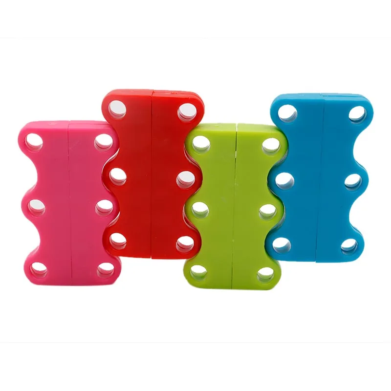 

Coolstring Accessories 4.24*2.52CM Sneaker Lace Easy Lock Tie Magnetic Attraction Canvas Tape Lazier Buckle Convenient Cord Tool