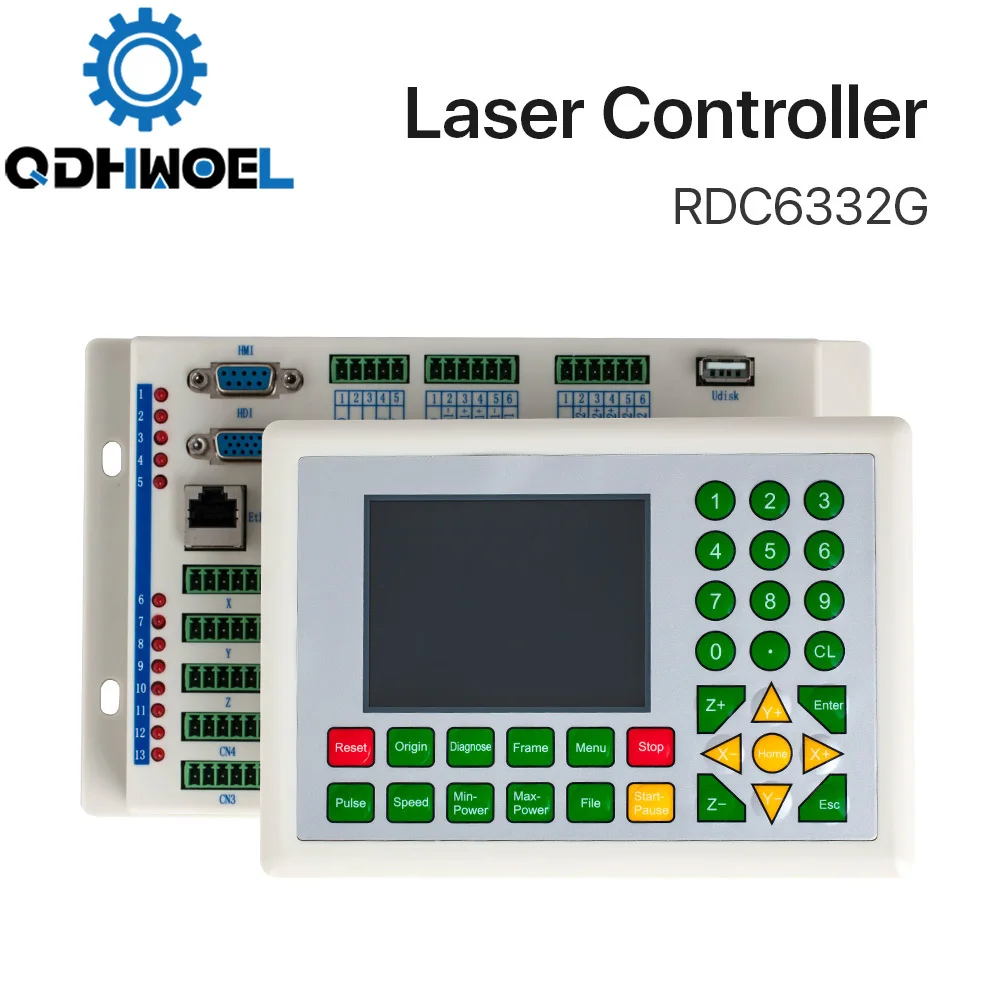 

Ruida RD RDC6332G 6332M Co2 Laser DSP Controller for Laser Engraving and Cutting Machine RDC DSP 6332G 6332M