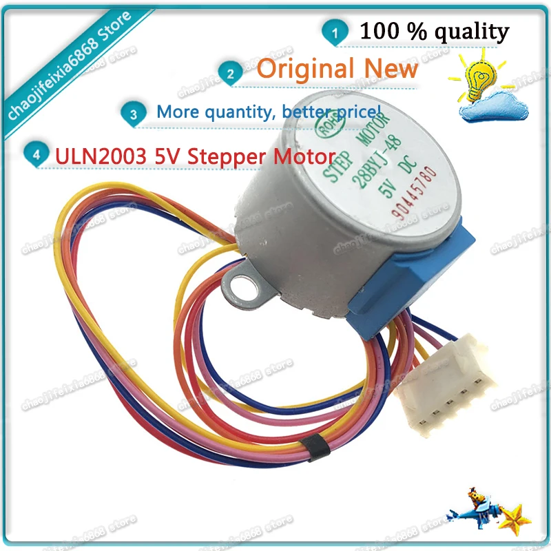 1 шт./лот! ULN2003 высокомощный приводной шаговый двигатель 5 в 4-фазный 5-проводной