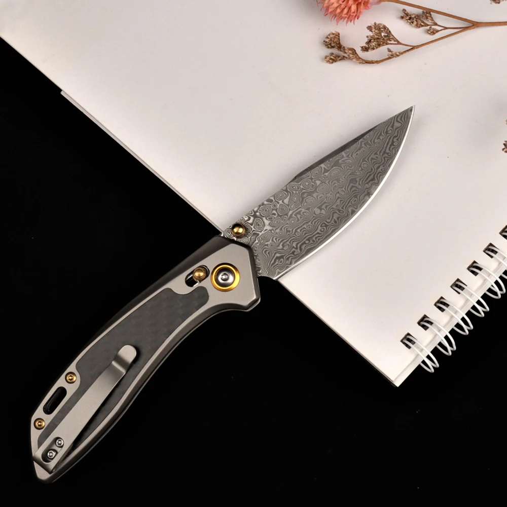 MASALONG Kni256 Pocket Knife, EDC Folding Knives, 3.77 