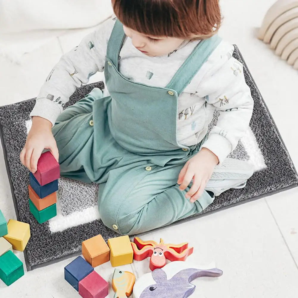 

Super Soft Floor Carpet Non-slip Wear-resistant Bedroom Living Room Plush Carpet Bathroom Floor Mat Bath Rug Doormat Home Decor